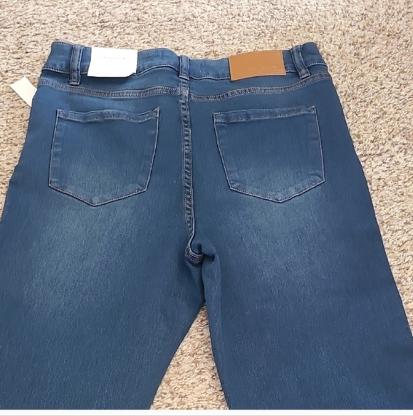 Tahari High Rise Women's Jeans - Dark Blue - Picture 7 of 11